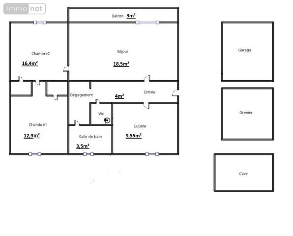 Appartement à vendre à Rennes en Ille-et-Vilaine (35000), ref : 35117/1009 RENNES-ARSENAL REDON/CITE JUDICIAIRE