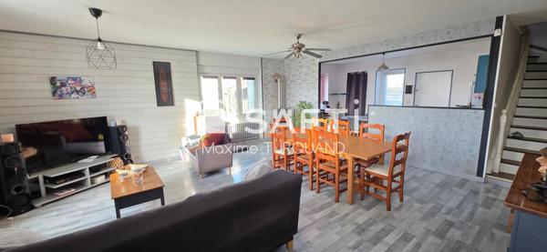 Maison 143m², 5 chambres, 623m² de terrain + dépendances