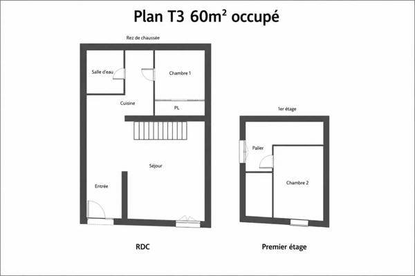 IMMEUBLE 3 LOTS CENTRE VILLAGE