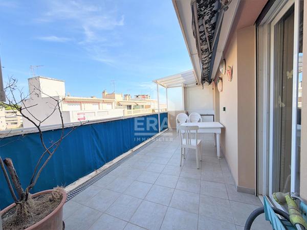 DERNIER ÉTAGE 4 PIECES  2 TERRASSES GARAGE  LE  BEAL CAGNES SUR MER