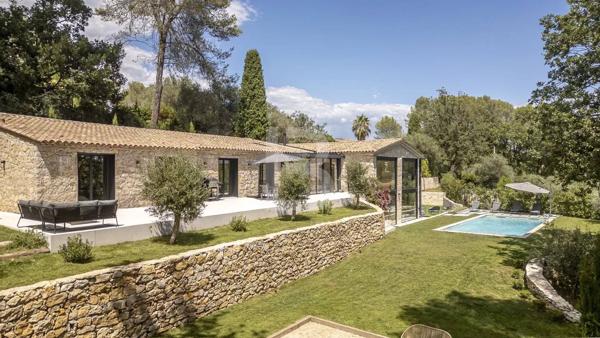 Mas en pierre de 300m2 sur terrain de 2500m2 proche du village de Valbonne