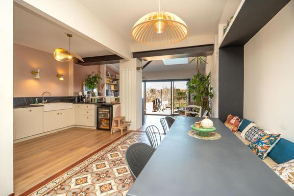 Maison 30’s rénovée, jardin en ville