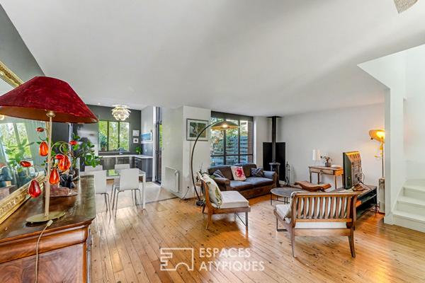 Maison de ville rénovée avec terrasses et jardin au coeur des Minimes