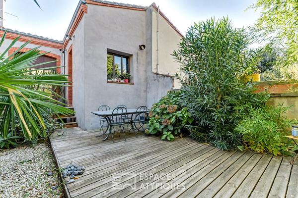 Maison de ville rénovée avec terrasses et jardin au coeur des Minimes