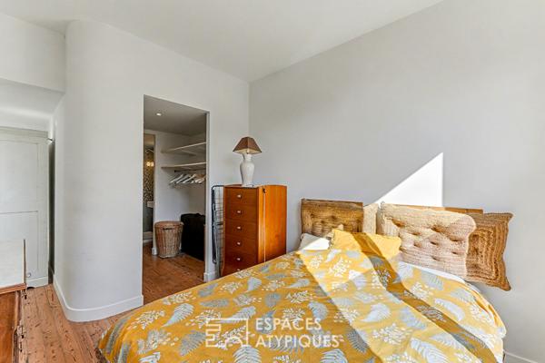 Maison de ville rénovée avec terrasses et jardin au coeur des Minimes