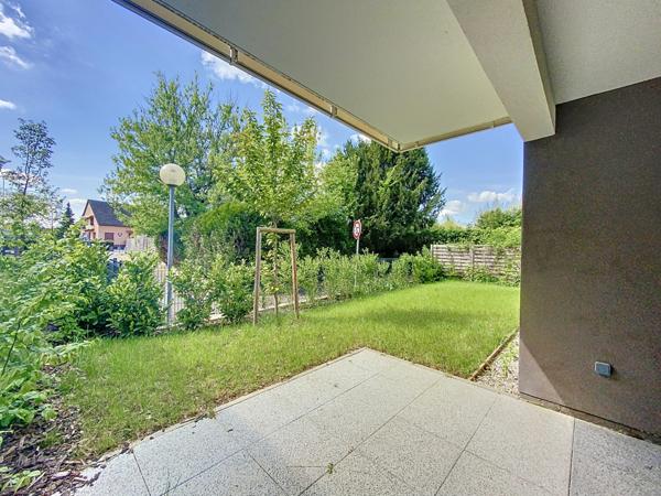 ILLKIRCH Sud - Magnifique 2P en rez-de-jardin