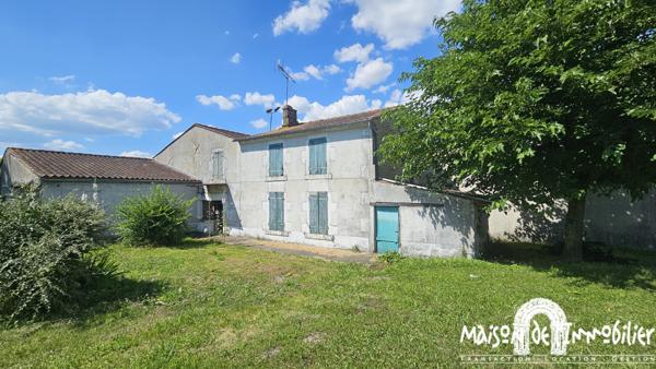 Vente Maison à réhabiliter - GENTÉ 8km au Sud de Cognac