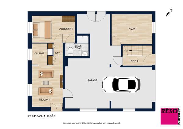 MAISON INDIVIDUELLE AU COEUR DU VILLAGE