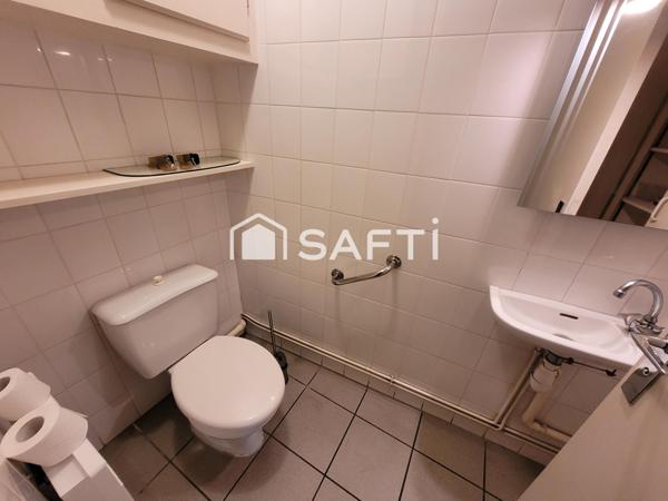 IMMEUBLE RAPPORT : T2 à louer + Commerce à louer