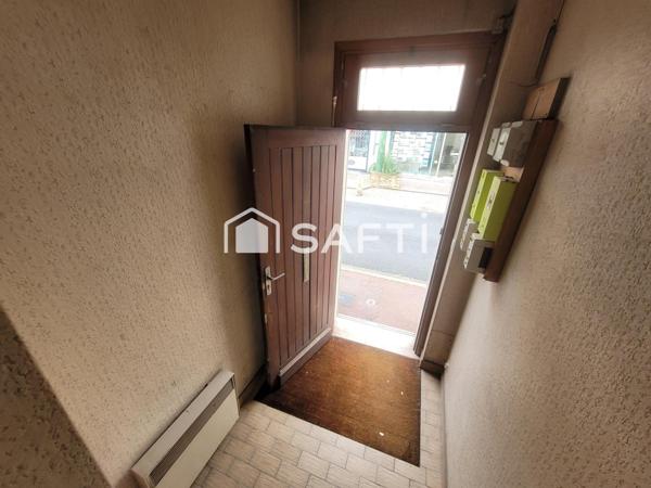 IMMEUBLE RAPPORT : T2 à louer + Commerce à louer