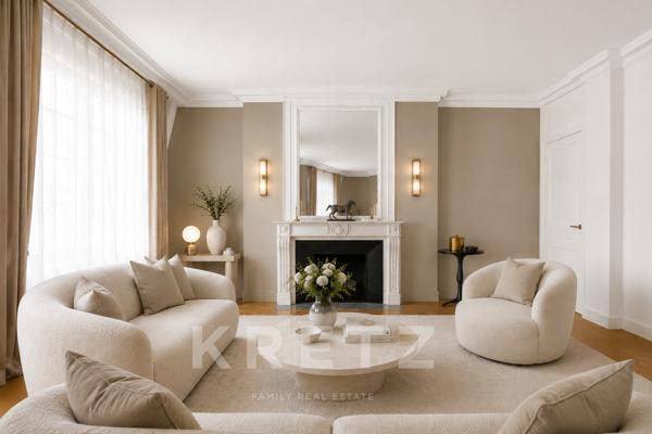 Duplex familial en dernier étage - immeuble haussmannien rénové