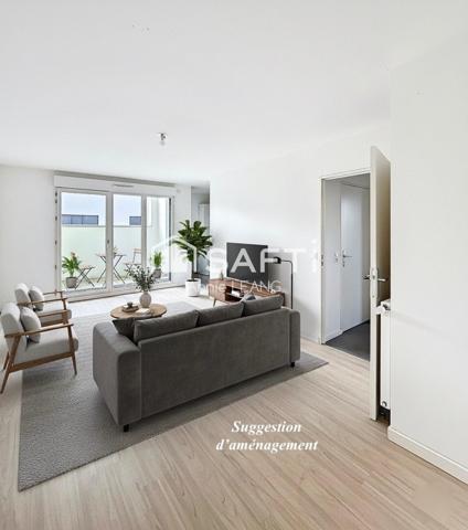 Dernier étage avec terrasse, lumière et confort au cœur de Bagnolet