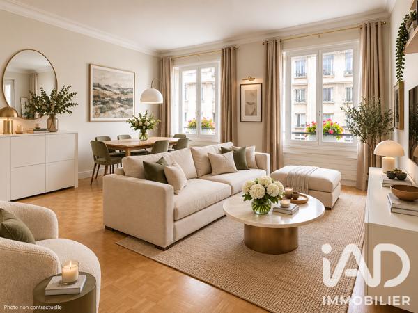 Appartement à vendre 4 pièces 91 m² Boulogne-Billancourt