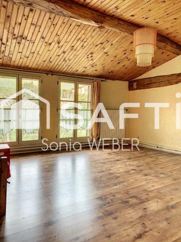 Maison champenoise type corps de ferme avec dépendances et jardin