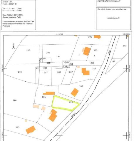 Terrain proche Plancoët et axe Plancoët / Lamballe