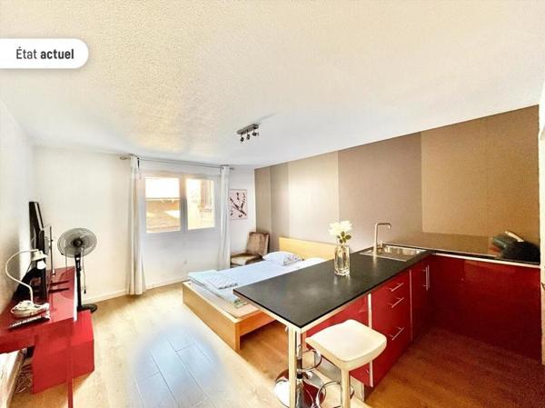Appartement à vendre |                                       Lyon 07 |                                        1 pièce  |  25 m²