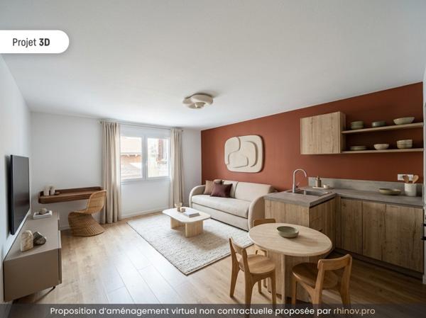 Appartement à vendre |                                       Lyon 07 |                                        1 pièce  |  25 m²