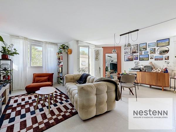 A Vendre appartement T2 de 55 m² entièrement rénové, avec balcon et garage à Montpellier
