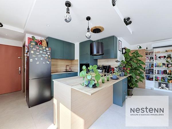 A Vendre appartement T2 de 55 m² entièrement rénové, avec balcon et garage à Montpellier