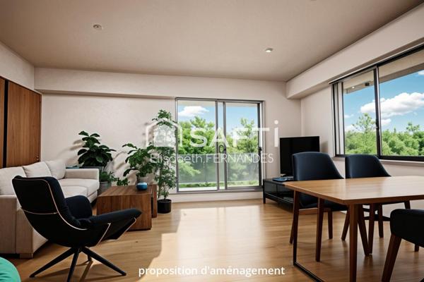 Appartement 2 pièces face au lac