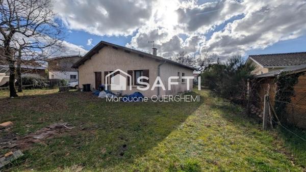 MAISON FAMILIALE LUMINEUSE AVEC JARDIN ET GARAGE À LANTON !