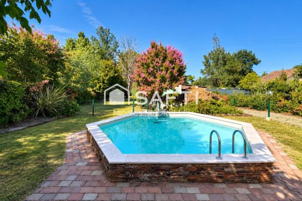 Maison en pierre de caractère avec piscine