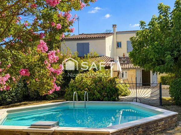 Maison en pierre de caractère avec piscine