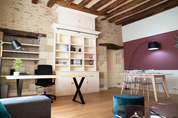 Appartement à Angers secteur Gare/ Château de 2 pièces de 63m² avec parking