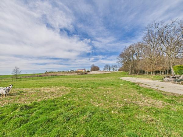 Maison familliale avec grand terrain