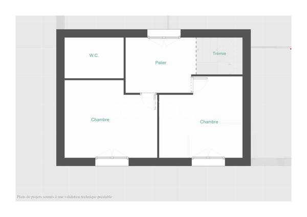 Maison 3 pièces - 85 m²