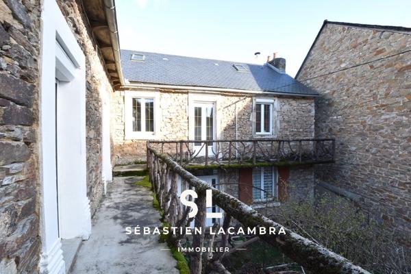 Lédergues (12170) Maison en pierre rénovée – 5 pièces – Piscine avec dôme – Terrain arboré