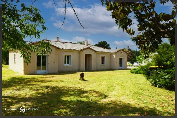 Maison à vendre de plain 3 chambres en bordure de le Dordogne sur la commune de PORT SAINTE FOY ET PONCHAPT (24)