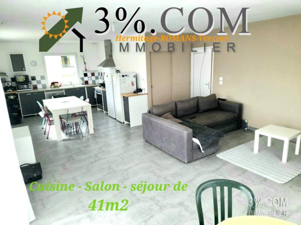 Maison Plain-pied 125m2 + Abri 34m2 (26300) BEAUREGARD-BARET Beauregard-Baret (26300)