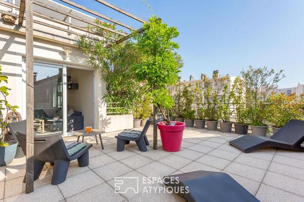 Duplex avec terrasse proche du Parc bazin