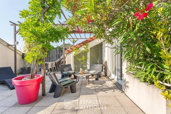Duplex avec terrasse proche du Parc bazin