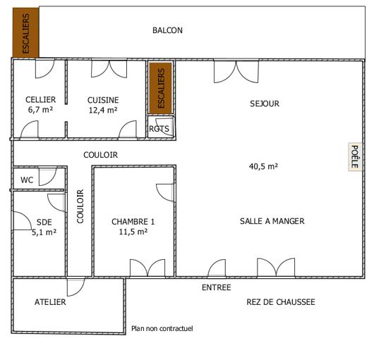 Maison 6 pièces - 152 m²