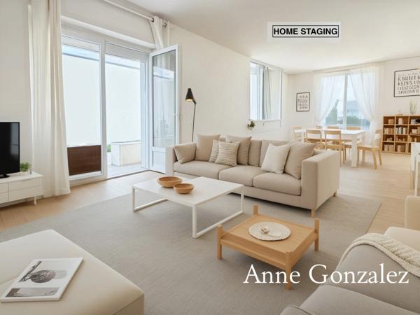 ORLEANS CENTRE, Bel appartement plain pied de plus de 85 m2 avec jardin privatif, terrasse et garage dans petite coproriété très bien entretenue