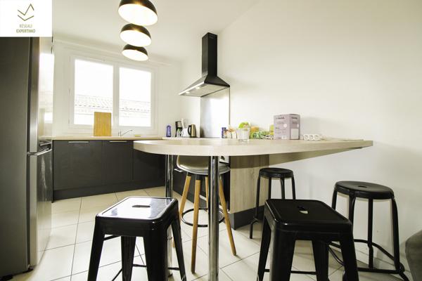 Montpellier (34080) Celleneuve Appt T5 de 73.68 m² meublé - 2 chambres - 2 bureaux