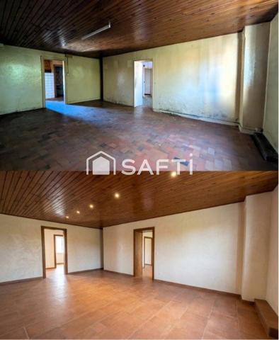 Maison 166m² sur terrain d'environ 524m²