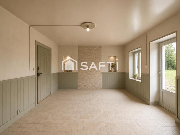 Maison 166m² sur terrain d'environ 524m²