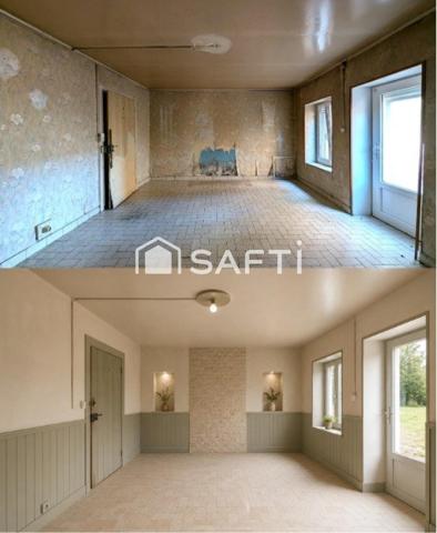Maison 166m² sur terrain d'environ 524m²