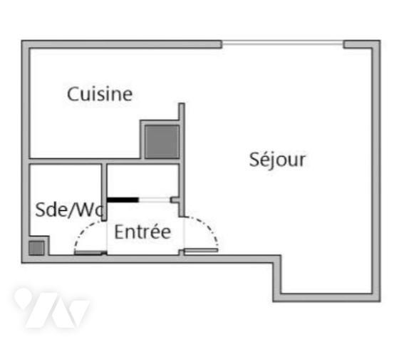 Sur la commune d'AUBERVILLIERS (SEINE SAINT DENIS) STUDIO+CAVE+PARKING