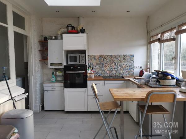 3%.COM-Mons en Baroeul, maison 105m², 5 chambres avec jardin Mons-en-Baroeul (59370)