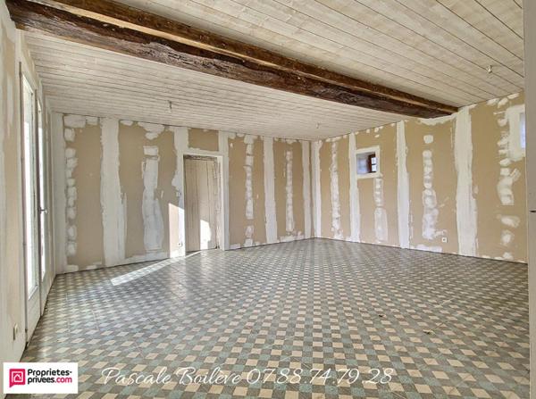 Longère avec travaux de rénovation à terminer - VERNOIL LE FOURRIER (49390)