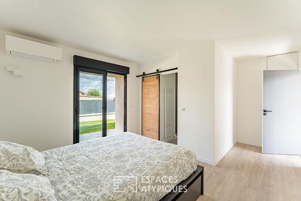 Loft et son jardin dans un ancien atelier réinventé à Aigremont