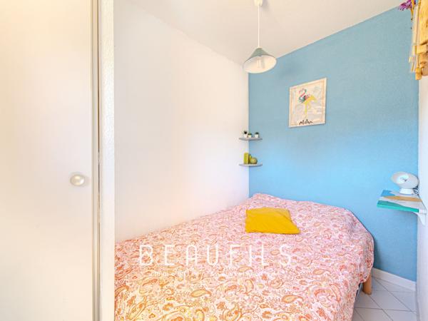 La Grande-Motte (34280) T2 CABINE – 24 m² – (34280) LA GRANDE MOTTE – LA MOTTE DU COUCHANT – TERRASSE PLEIN SUD, VUE SUR PARC