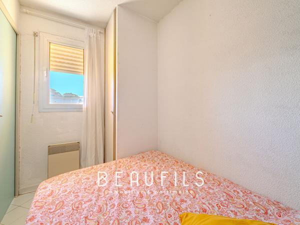 La Grande-Motte (34280) T2 CABINE – 24 m² – (34280) LA GRANDE MOTTE – LA MOTTE DU COUCHANT – TERRASSE PLEIN SUD, VUE SUR PARC