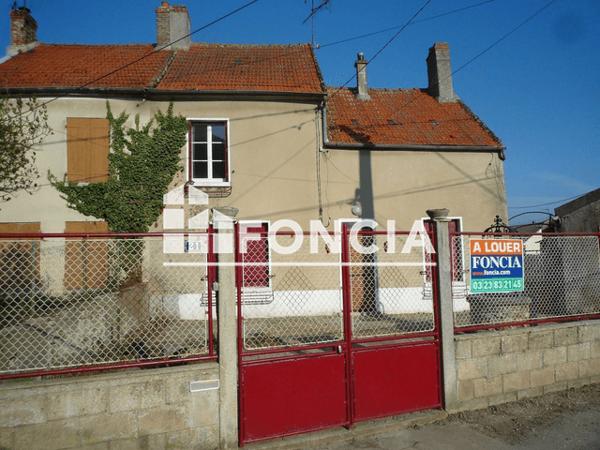 Location Maison 2 pièces 60.46 m² - 21 rue du trou brouillard Saponay 02130