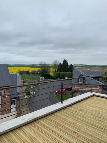 A LOUER  APPARTEMENT  NEUF A NEUVILLE SAINT AMAND 02100.