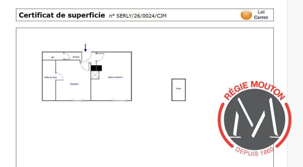 Appartement T2 35m2 - MONPLAISIR - 69008 LYON